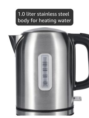 Electric Kettle, Tea Kettle, Water Boiler 1.1Qt New